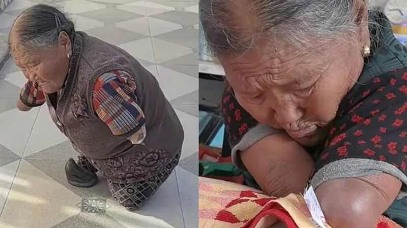 用牙縫補雙肘撐家!81歲無肢阿嬤養3子女