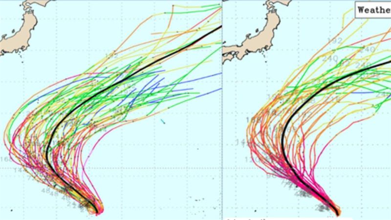 「辛樂克」估今轉強颱 路徑將在這大迴轉