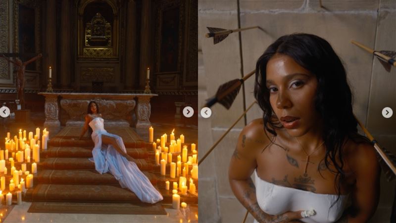 托姬莎拍MV爆爭議。（圖／翻攝自IG）