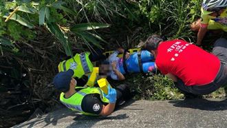 環花東自行車賽傳意外！14歲選手自摔送醫