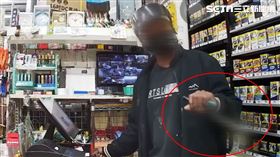 刑大,收銀機,五金行,鳳山,櫃檯,水果刀,搶劫,高雄（圖／翻攝畫面）
