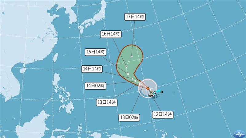 辛樂克升級強颱　最新路徑出爐