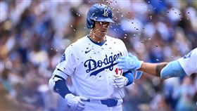 大谷翔平連2天首打席開轟。（圖／路透社／達志影像）