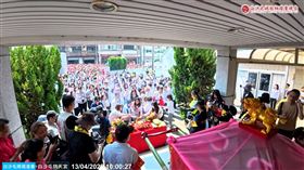 白沙屯,白沙屯媽祖,進香,大甲,永信藥品,停駕（圖／翻攝自YT白沙屯媽祖網路電視台）