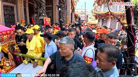 白沙屯媽祖，狂趕路，大甲媽相見歡，四媽會，大甲鎮瀾宮董事長顏清標(圖／翻攝自白沙屯媽祖網路電視台YT)