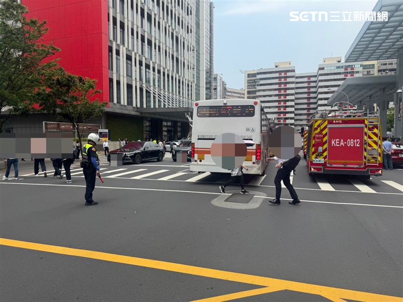 饗饗微風信義店發生火警。(圖/翻攝畫面)