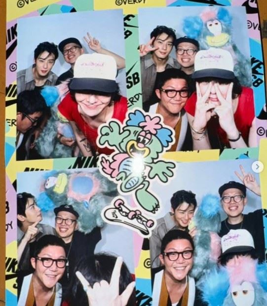 事實上，兩人過去就曾有公開互動，2024年兩人合拍的「人生四格」照片也曾曝光，顯示私下交情不錯。（圖／翻攝自조세호 IG）