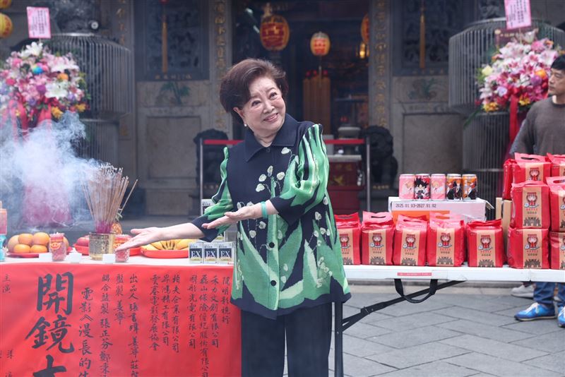 「國民阿嬤」陳淑芳再度堅定表示「不退休」。（圖／記者田俊彥攝影）