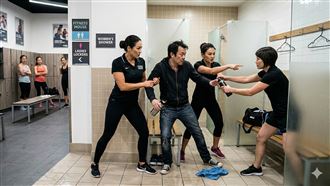 「水壺」偷看妳洗澡！健身房攝狼慘了