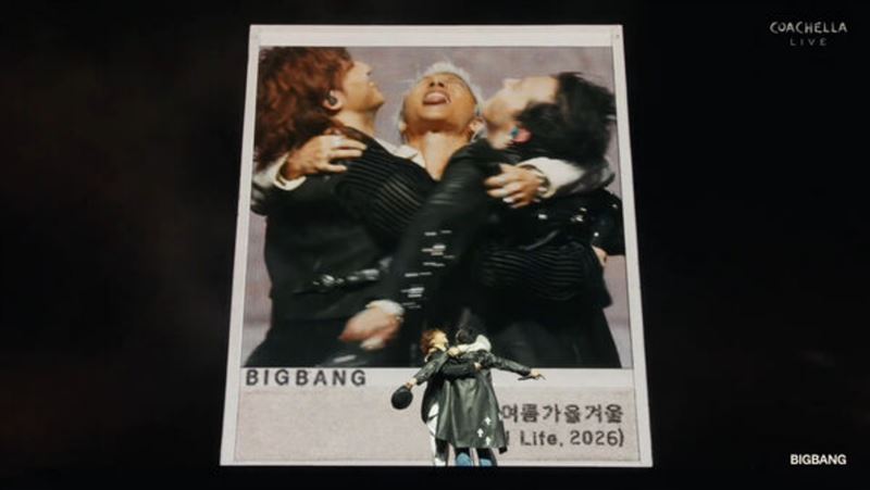 BIGBANG唱到壓軸曲時保留原本T.O.P原音。（圖／翻攝自YouTube@Coachella畫面）
