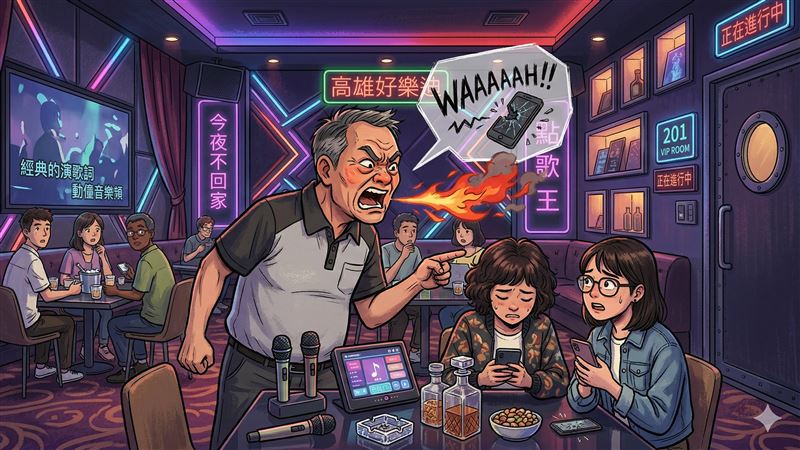 嫩妹滑手機!大叔嗆「摔爛」下場曝光