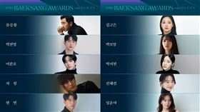 南韓《百想藝術大賞》正式公布入圍名單。（圖／翻攝自IG @baeksang.official）