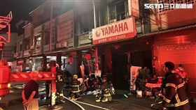 嘉義市,火警,火勢,民宅,爆炸,燒燙傷（圖／翻攝畫面）