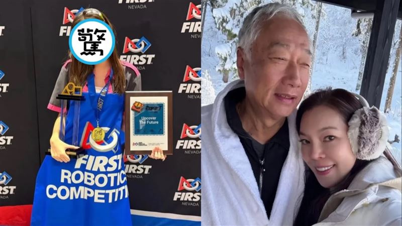郭董16歲女太狂!參加美機器人奧運奪大獎