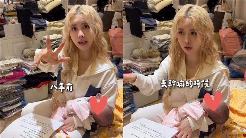 饅頭媽生4胎！抱嬰兒頭懸空網嚇 她怒開嗆