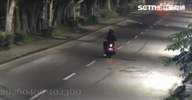 37歲高姓男子戴頭套當眾裸露下體做出猥褻行為，事後還尾隨受害女子返家。（圖／翻攝畫面）