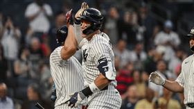 賈吉（Aaron Judge）轟出雙響砲。（圖／路透社／達志影像）