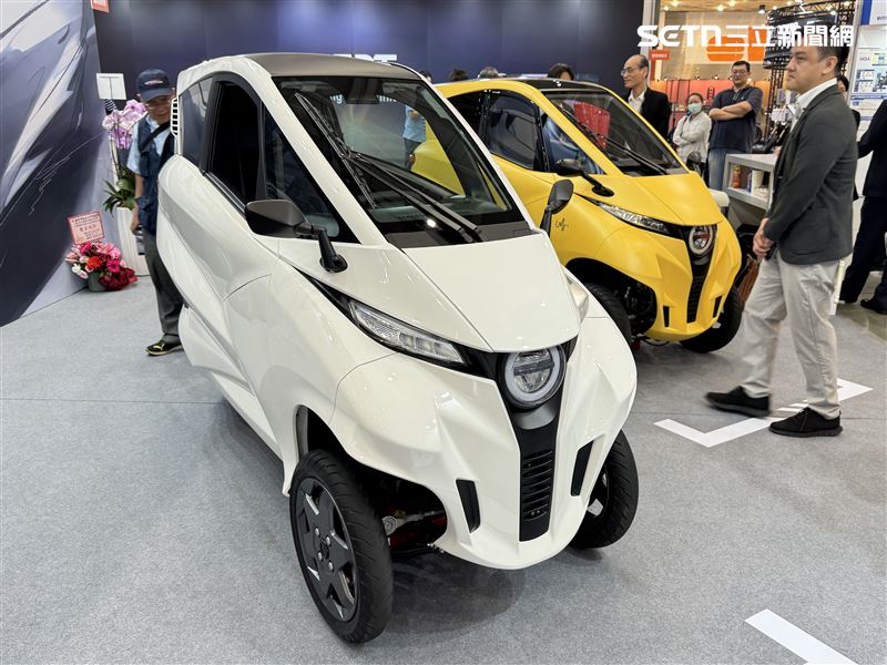 Lean Mobility Lean 3駕艙機車。（圖／記者鍾釗榛攝影）
