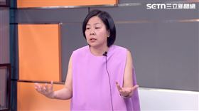 遭民眾黨除名的不分區立委中配李貞秀上三立新聞「前進新台灣」（圖／翻攝畫面）