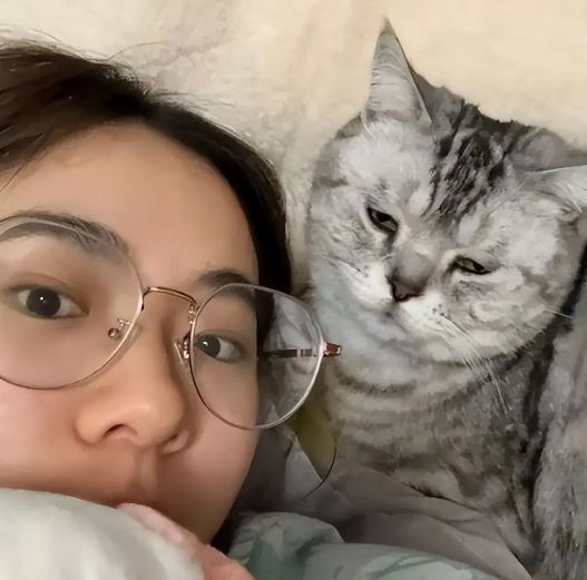 同事口中的她，是那種「讓人安心」的存在。而她還有一個簡單卻溫柔的習慣-餵養流浪貓。（圖／翻攝自微博）