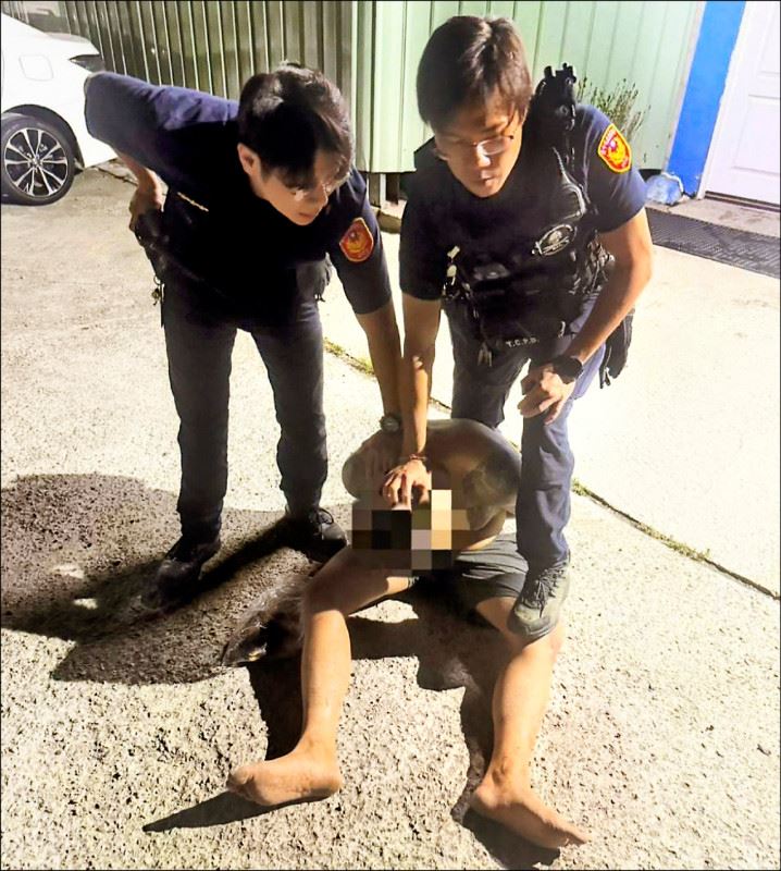 陳男吸毒後持槍闖入某泳池學校，朝6歲女童和葉姓教練扣扳機。（圖／翻攝畫面）