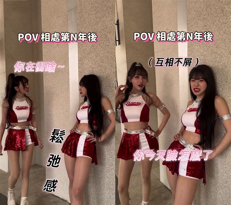 李多慧與林襄相識N年後,兩人都不裝了完全散發一股鬆弛感。(組合圖/翻攝自李多慧臉書)