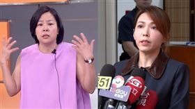 李貞秀指控陳智菡「放消息稱自己索要五千萬才下台」，陳智菡則駁斥，稱自己沒說過。（組合圖／皆翻攝畫面）