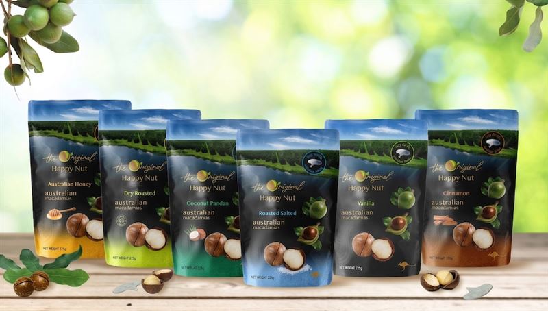 澳洲堅果品牌HappyNut進軍台灣。（圖／品牌業者提供）