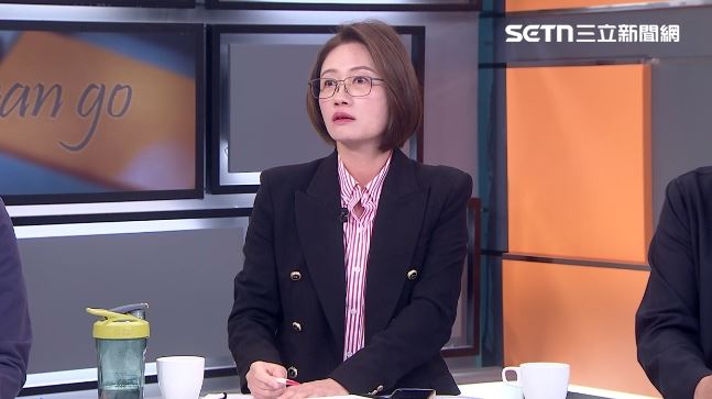 民進黨台北市議員林延鳳於三立政論節目《前進新台灣》中談論李貞秀爭議。（圖／前進新台灣）