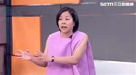 遭民眾黨除名的不分區立委中配李貞秀上三立新聞「前進新台灣」（圖／翻攝畫面）