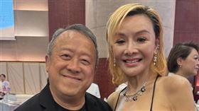 邱淑貞、葉子楣、溫碧霞現身曾志偉生日宴。（圖／翻攝自汪曼玲微博）