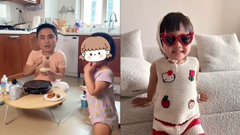 明道愛女正臉首公開 笑出小肉臉全網融化