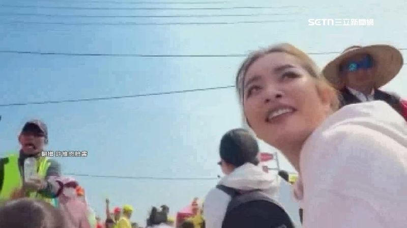 許維恩也現身進香活動現場