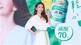 田馥甄（Hebe）淡麗代言記者會。（圖／台灣麒麟提供）