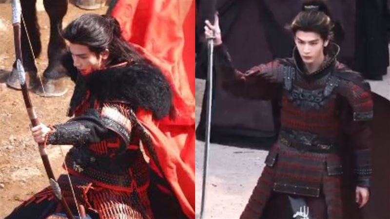 張凌赫《歸鸞》新劇的造型。（圖／翻攝自微博）