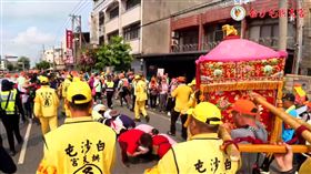 白沙屯媽祖進香第三天。（圖／翻攝自白沙屯媽祖網路電視台YT）