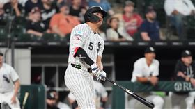 村上宗隆敲出本季第5轟。（圖／美聯社／達志影像）