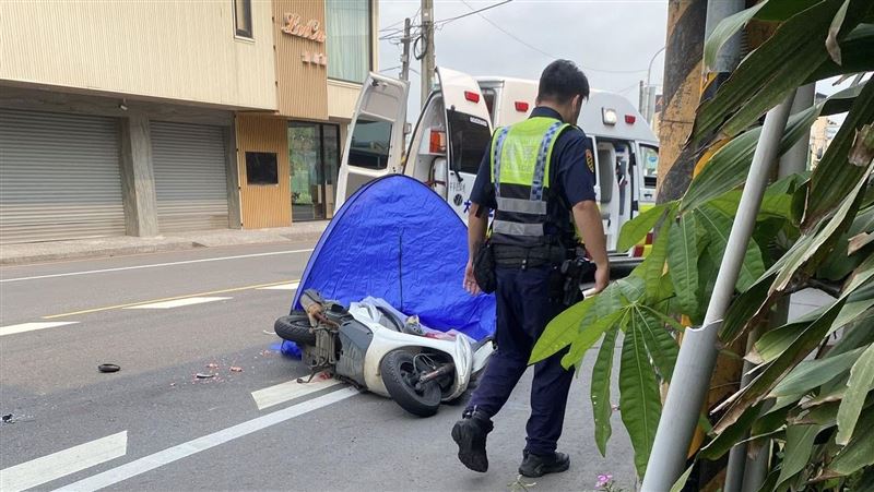 新／聯結車跟在旁邊開　騎士頭重創慘死