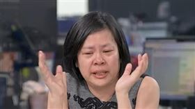 李貞秀在直播節目上大爆哭（圖／翻攝自《中午鏡來講》YT）