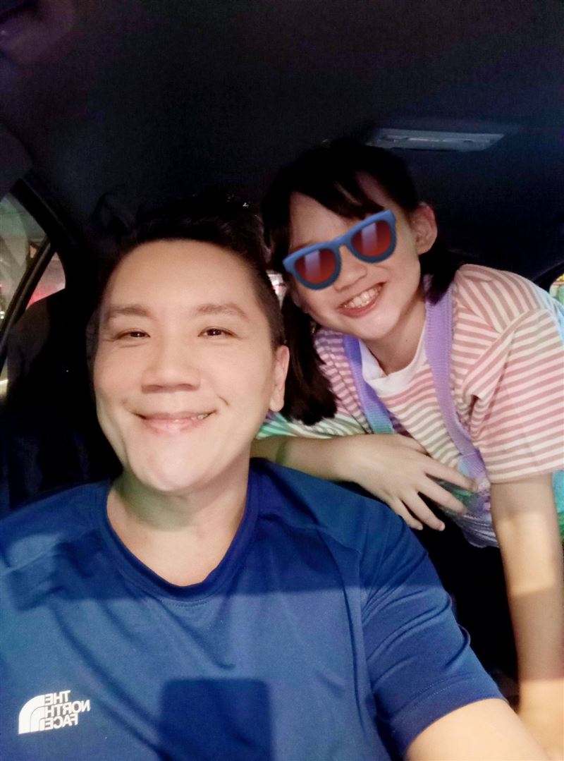 孫國豪跟老婆育有8歲女兒。（圖／翻攝自臉書）