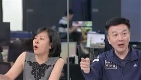 于北辰與李貞秀在節目上大吵。（圖／翻攝自中午鏡來講YouTube ）


