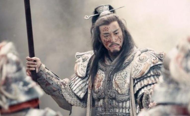 何潤東於電視劇《楚漢傳奇》中飾演項羽的造型。（圖／翻攝自微博）