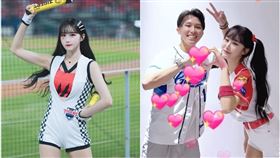 前韓職起亞虎啦啦隊長鄭嘉睿曾多次來台，富邦悍將啦啦隊和應援團也曾赴韓和鄭嘉睿互動。（翻攝自정가예 IG）