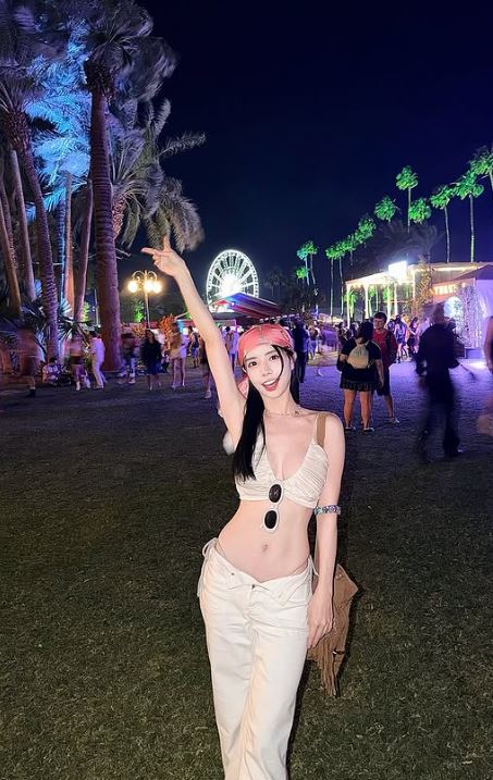 艾融赴美國。（圖／翻攝自IG @irenelin0413）