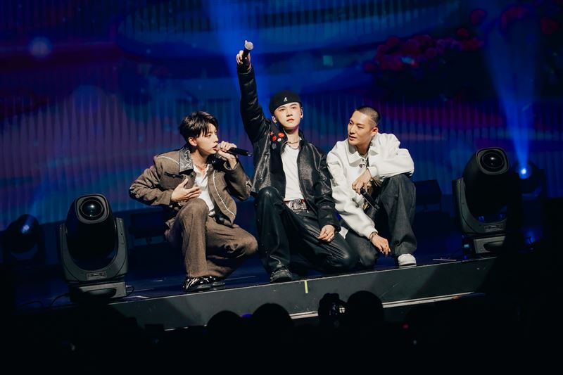 「Ozone」黃文廷（左起）、周祖安與林煥鈞壓軸登台。（圖／量籽計畫提供）