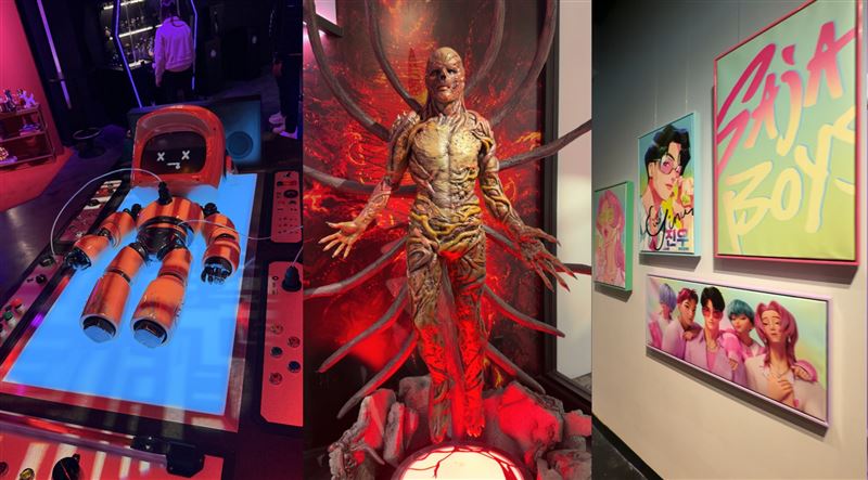 Netflix House還原許多影集中的真實元素。（圖／記者蕭翰弦攝影）