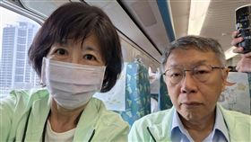 陳佩琪說，不知為何週二柯文哲被叫去換了一個新的電子腳鐐，從此就「再次」收訊不良。（圖／翻攝自陳佩琪臉書）