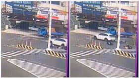 地檢署,台南,車禍,騎士,紅燈,毒駕（圖／翻攝畫面）