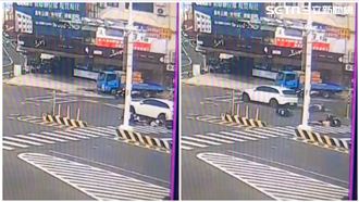 40歲女毒駕⋯3騎士遭撞肉貼地！畫面曝光