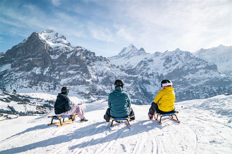 格林德瓦滑雪橇Toboggan in Grindelwald。（圖／格林德瓦旅遊局提供）